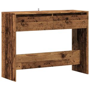 vidaXL Konsollbord gammelt tre 100x35x76,5 cm konstruert tre