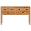 vidaXL Skjenk 125x30x75 cm heltre teak