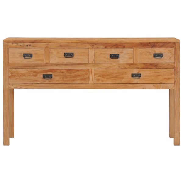 vidaXL Skjenk 125x30x75 cm heltre teak