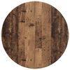 vidaXL Bordplate Gammelt tre &Oslash; 80 x 1,5 cm Konstruert tre