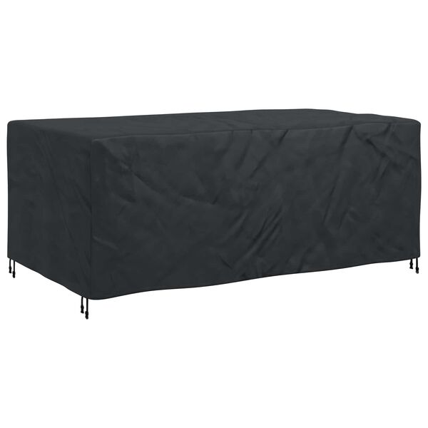 vidaXL M&oslash;belbeskyttelse Ensfarget Svart 240 x 140 x 90 cm 210D