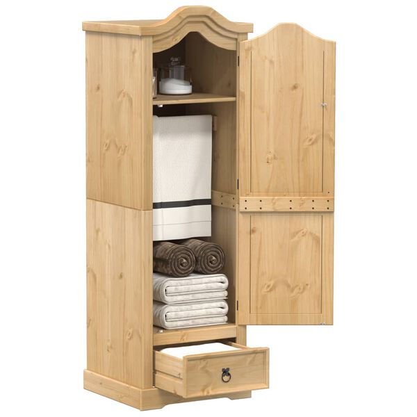 vidaXL Garderobe Corona 55x52x170 cm heltre furu
