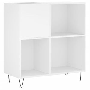 vidaXL Hifi-benk hvit 84,5x38x89 cm konstruert tre