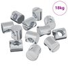 vidaXL Fattnut 4500 stk. S&oslash;lv M6 x 12 mm Metall