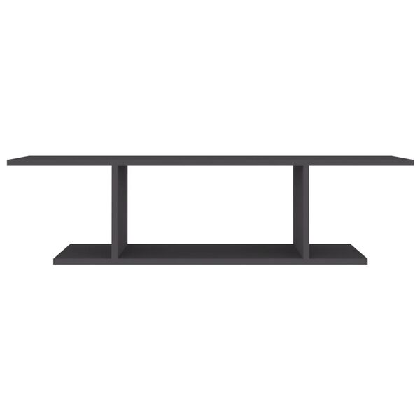 vidaXL Vegghengt TV-benk gr&aring; 103x30x26,5 cm