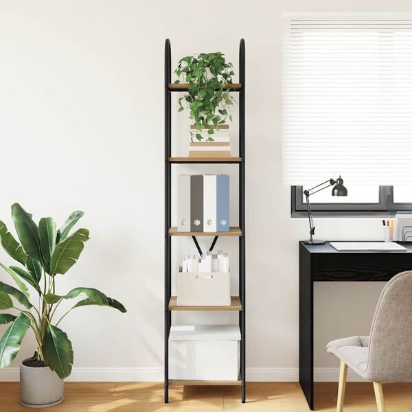 vidaXL Bokhylle Artisan Eik 40 x 30 x 183 cm Konstruert tre