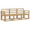 vidaXL Utend&oslash;rs sofa-sett 3 pcs Hvit 194 x 63 x 73 cm Solid akasietre