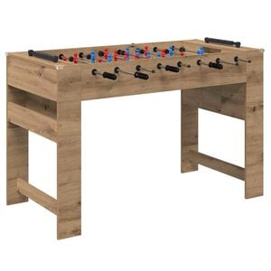 vidaXL Buzzebord Artisan Eik 125 x 60,5 x 80 cm Konstruert tre