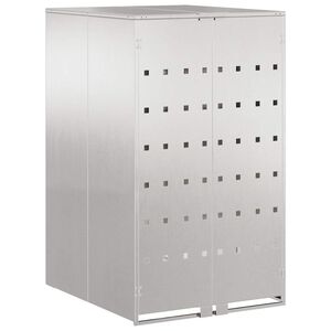 vidaXL Oppbevaring av hjulbeholder med gassl&oslash;ftlokk for 240L beholder