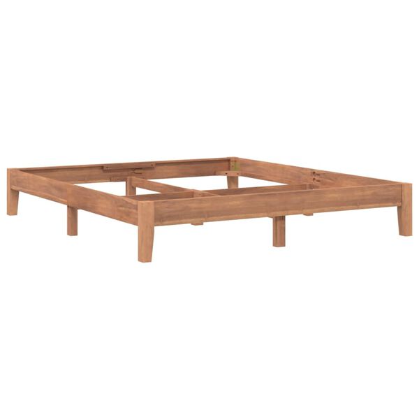 vidaXL Sengeramme heltre teak 180x200 cm