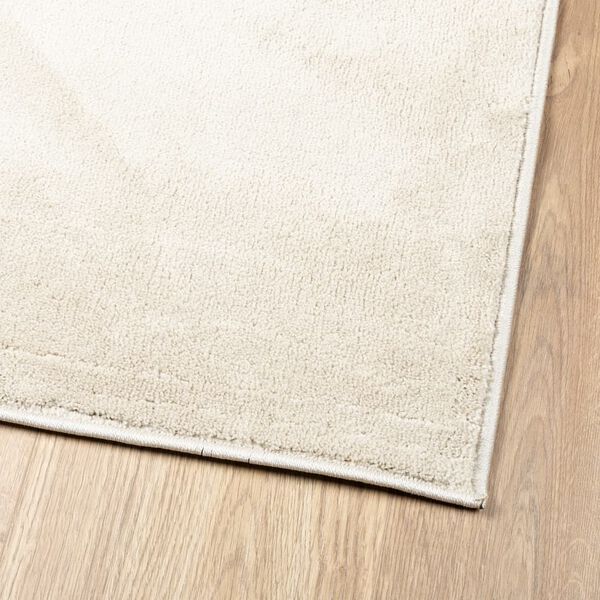 vidaXL Teppe OVIEDO kort luv beige 80x250 cm
