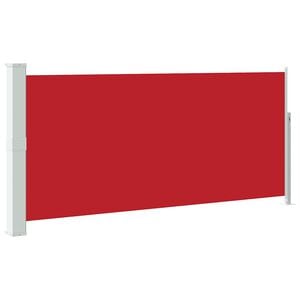 vidaXL Uttrekkbar sidemarkise 140 x 300 cm r&oslash;d