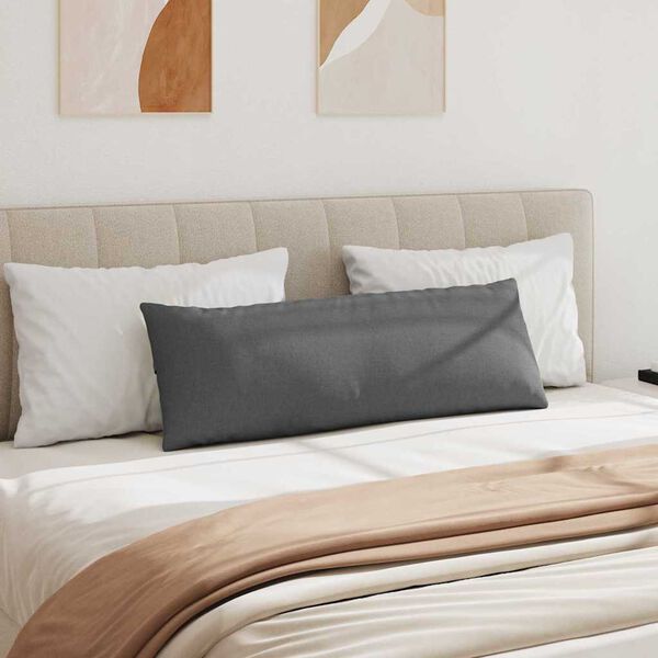 vidaXL Sofaputer 2 pcs Mørkegrå 120 x 40 cm stoff