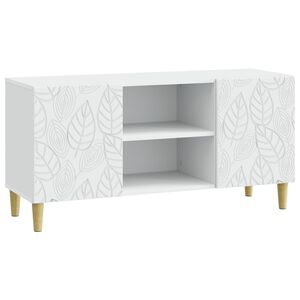 vidaXL TV-skap 102 x 34,5 x 50 cm Hvit Konstruert tre