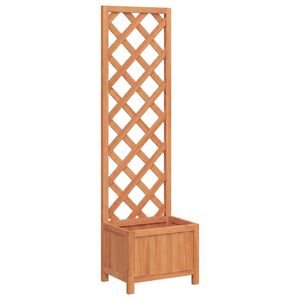 vidaXL Plantekasse med espalier 40x30x135 cm heltre gran
