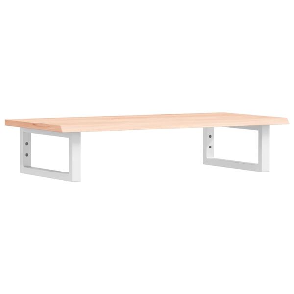 vidaXL Servanthylle veggmontert st&aring;l og heltre eik