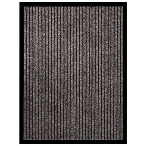 vidaXL D&oslash;rmatte stripet beige 60x80 cm