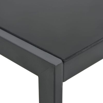vidaXL Solsenger 2 stk med bord textilene og stål