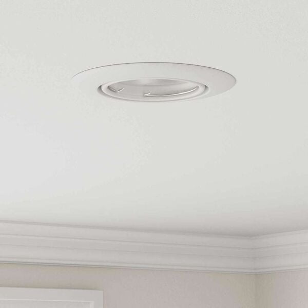 vidaXL Spotlight 6 pcs Hvit 9 x 9 x 2.5 cm Metall