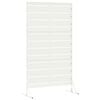 vidaXL Personvernsvegg Hvit 100 x 50 x 180 cm St&aring;l