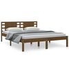 vidaXL Sengeramme honningbrun heltre furu 140x200 cm