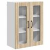 vidaXL Vegghylle LUCCA Sonoma eik 60 x 31 x 80 cm Konstruert tre