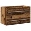 vidaXL Baderomsvaskskap gammelt tre 80x38,5x48 cm konstruert tre