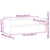 vidaXL TV-benk gammelt tre 120x40x40 cm konstruert tre