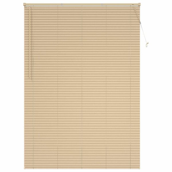 vidaXL Venetiansk persienne Lys Brun med M&oslash;nster 213 x 130 cm PVC