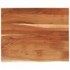 vidaXL Vegghylle 100x80x3,8 cm rektangul&aelig;r heltre akasie naturlig kant