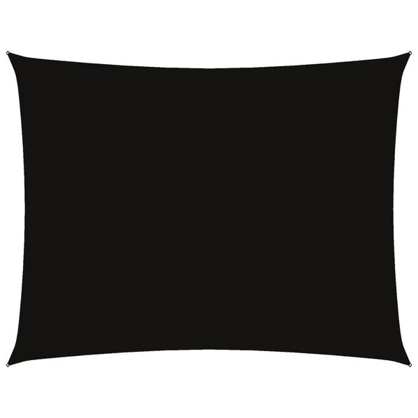 vidaXL Solseil oxfordstoff rektangul&aelig;r 2,5x4 m svart