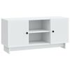 vidaXL TV-skap 102 x 34,5 x 50 cm Hvit Konstruert tre