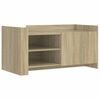 vidaXL Salongbord sonoma eik 100x50x50 cm konstruert tre