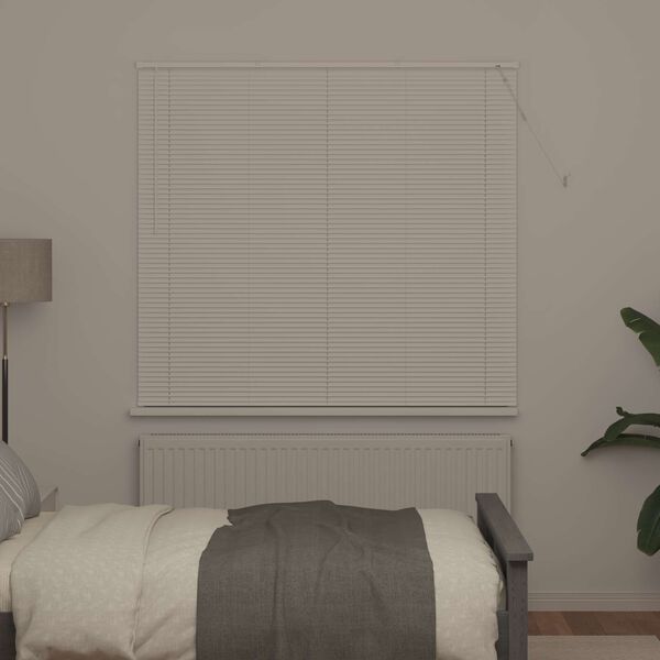 vidaXL Venetiansk persienne Justerbar Hvit 150 x 130 cm PVC