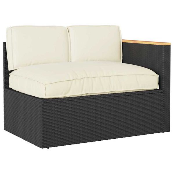 vidaXL Pallet Pute Sett 3 pcs Krem 120 x 80 x 12 cm Oxford-stoff