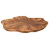 vidaXL Fruktbolle JEPARA Teak brun &Oslash; 40 cm Massivt Teaktre