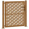 vidaXL Hageport 100x100 cm v&aelig;rbestandig st&aring;lkorsdesign