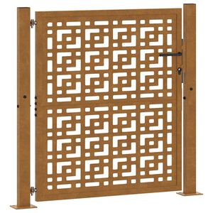 vidaXL Hageport 100x100 cm v&aelig;rbestandig st&aring;lkorsdesign