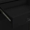 vidaXL Kontorskap svart 90x40x102 cm stål