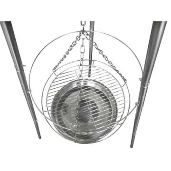 vidaXL Utend&oslash;rsgriller Rustfritt St&aring;l