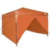 vidaXL Canopy telt 290 x 290 x 251 cm Oransje Stoff