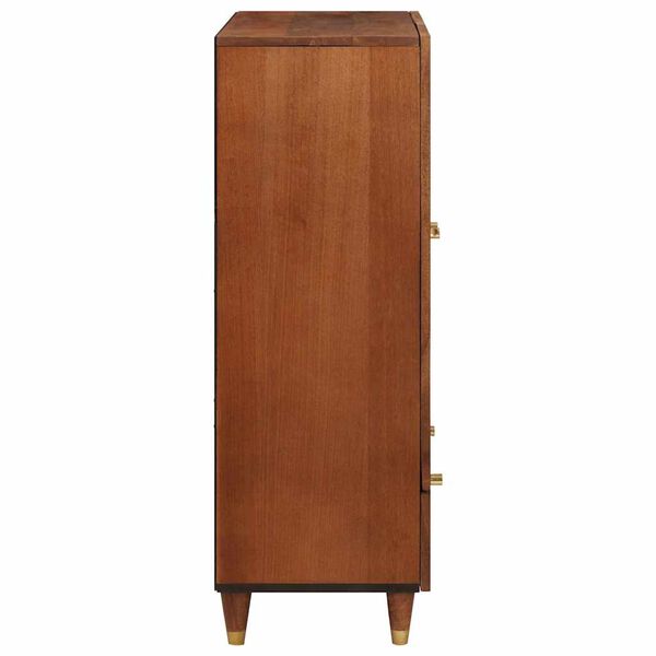 vidaXL Medieoppbevaringsskap og -hyller Brun 60 x 33.5 x 100 cm