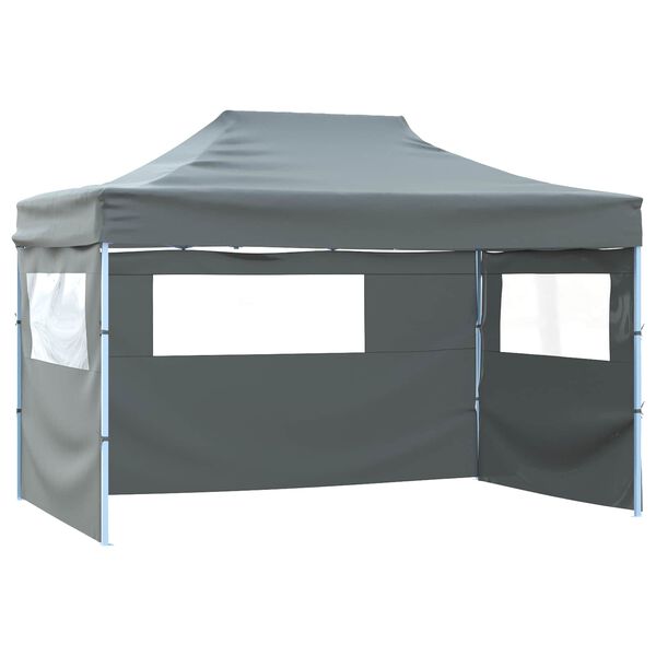 vidaXL Partytelt Antrasitt 291 x 431 x 315 cm Oxford Stoff