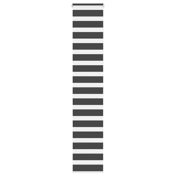 vidaXL Sebragardin svart 45x200 cm stoff bredde 40,9 cm polyester