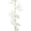 vidaXL Blomsterkranser 6 stk hvit 180 cm