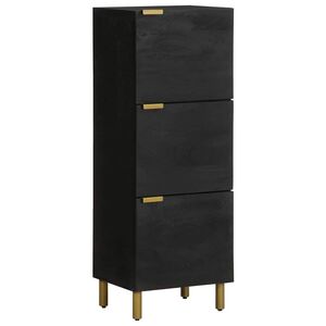 vidaXL Highboard svart 40x33x110 cm konstruert tre