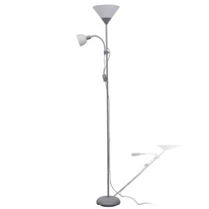 vidaXL Gulvlampe gr&aring;