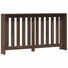 vidaXL Radiatordeksel brun eik 149x20x82 cm konstruert tre