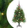 vidaXL Juletre med 150 LED med stativ gr&oslash;nn 120 cm PE