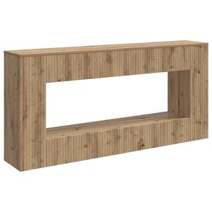 vidaXL Konsollbord Artisan Eik 155 x 29 x 74 cm Konstruert tre